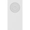 Ekena Millwork Standard Foster Bullseye Plinth Block with Square Edge, 5"W x 10"H x 1/2"P PBP050X100X050FOS02 - alternate 3